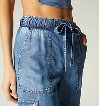 7JOGGER, HIGH WAIST, POCKETS WITH FLAPS