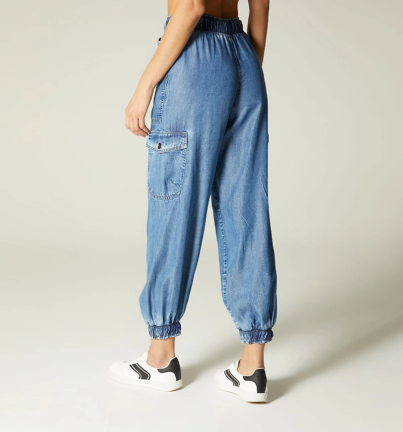 7JOGGER, HIGH WAIST, POCKETS WITH FLAPS