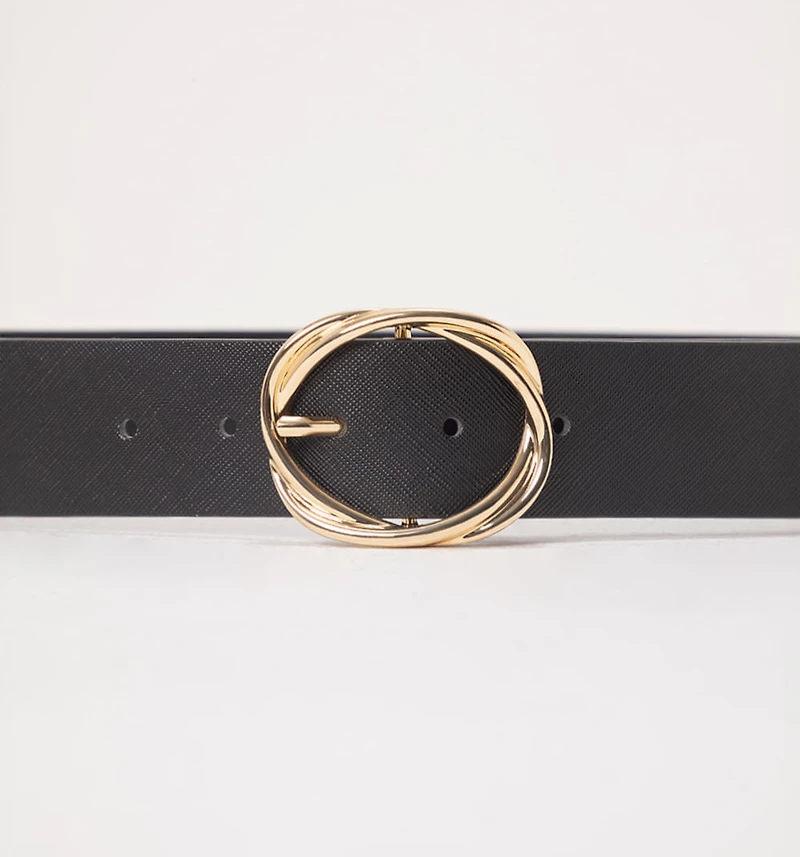 STRAP WITH TWISTED BUCKLE