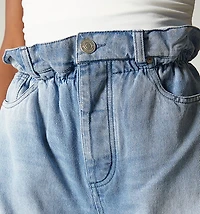 SUPER HIGH WAIST SHORT, WITH ELASTIC AND BO