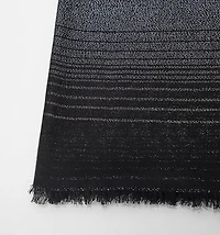 STRIPED LUREX PASHMINA