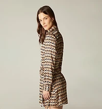 SHORT LONG-SLEEVE DRESS