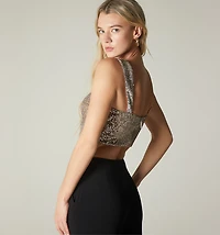 CROP TOP BLOUSE WITH STRAPS
