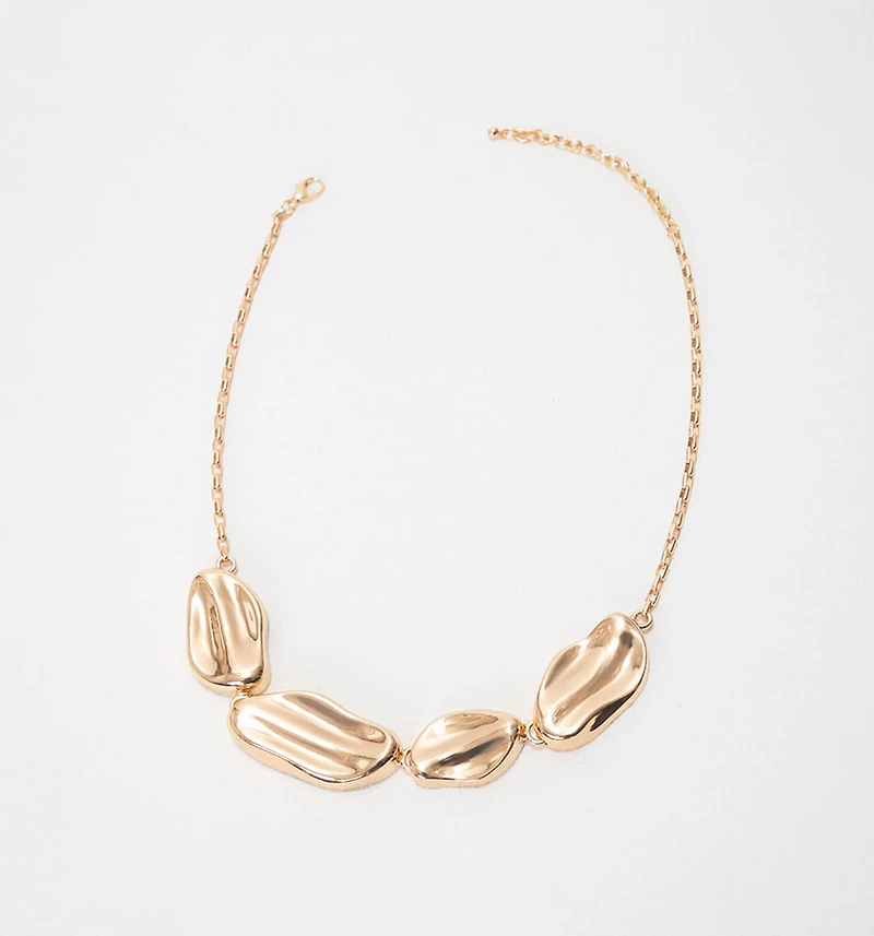 TWISTED ORGANIC SHAPES NECKLACE