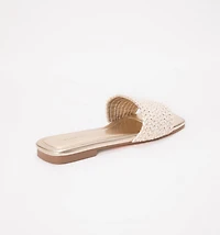 BRAIDED STRAP PLATFORM SANDAL