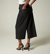 WOMEN'S CULOTTE JEANS WITH FIVE POCKETS
