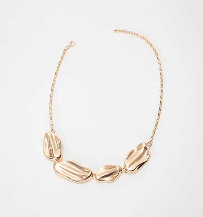 TWISTED ORGANIC SHAPES NECKLACE