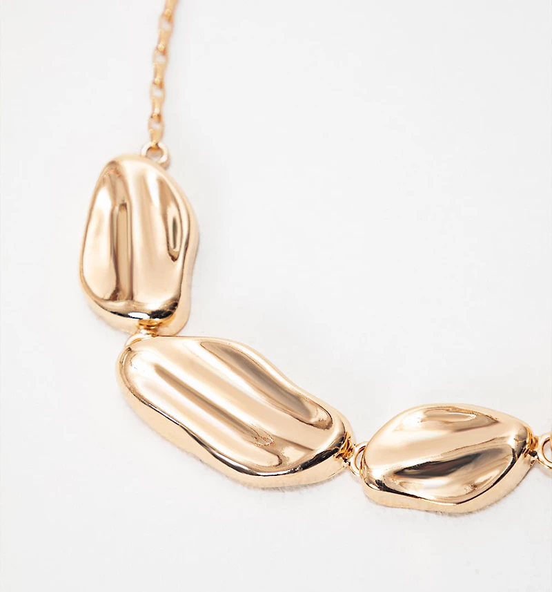 TWISTED ORGANIC SHAPES NECKLACE