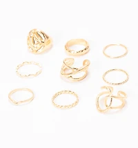 TWISTED RING SET X9