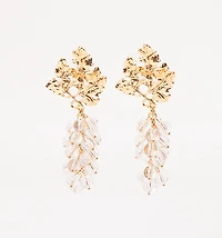 Flower Earring with Transparency