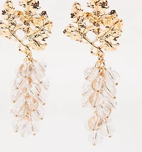 Flower Earring with Transparency