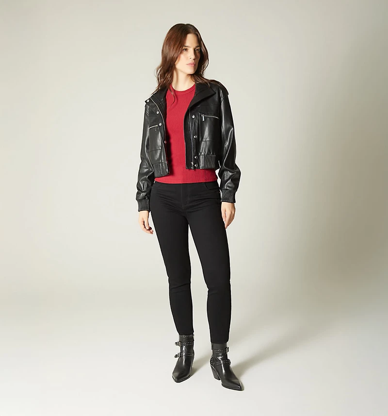 Ultra Slim Butt-Lifting Jeans with Elastic Belt