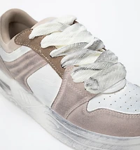 SNEAKER WITH AGED EFFECT