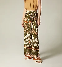 HIGH WAIST PANTS WITH FRONT TIE