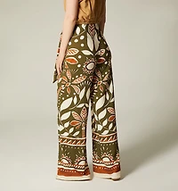 HIGH WAIST PANTS WITH FRONT TIE
