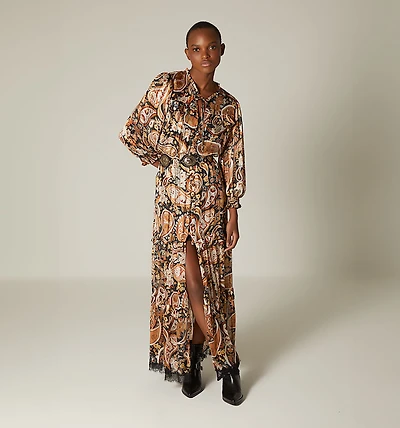 LONG DRESS 3/4 SLEEVE