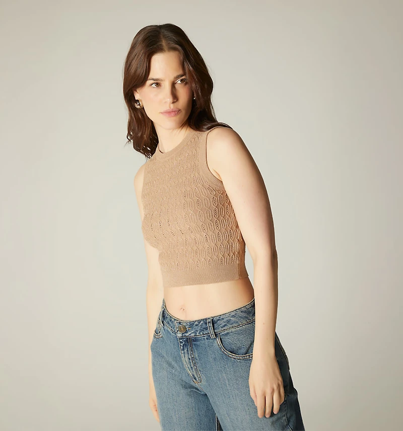 KNITTED TANK TOP