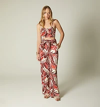 CROP TOP BLOUSE WITH FRONT BOW