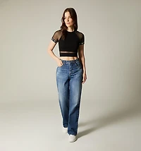 KNITTED BLOUSE WITH TEXT