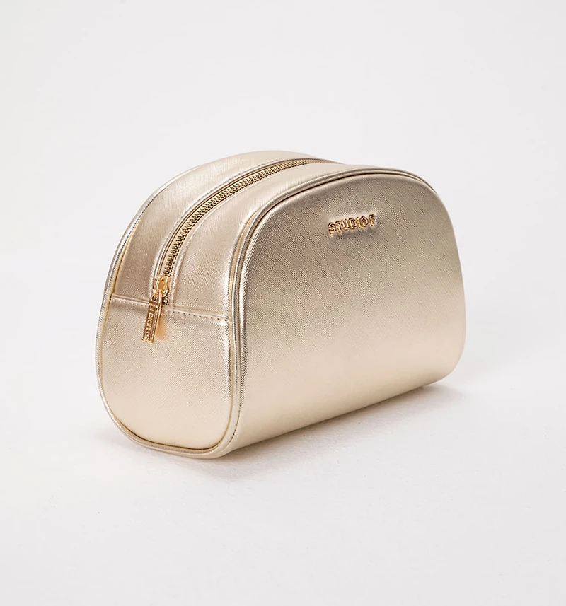 METALLIC COSMETIC BAG
