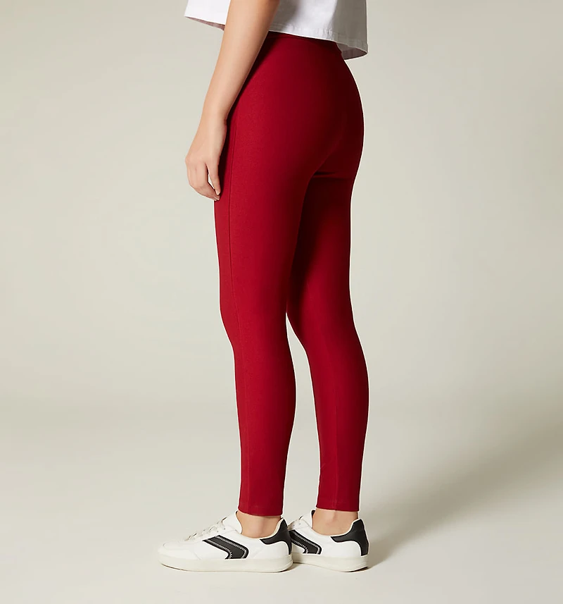 SKINNY LEGGINGS WITH WIDE WAISTBAND