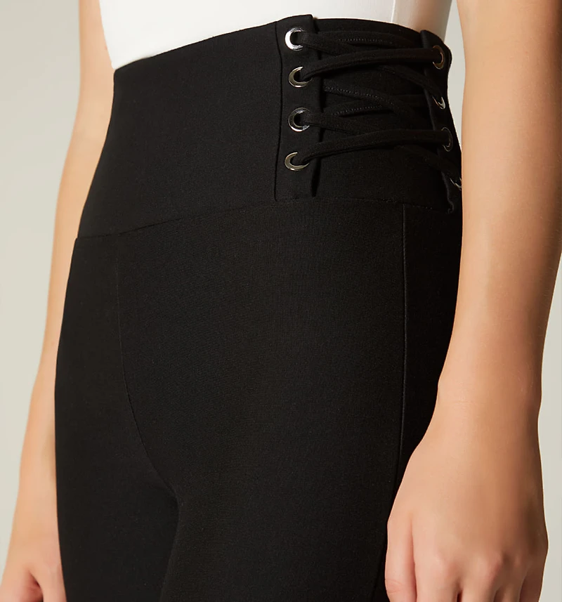 Super High Waist Leggings with Detail P
