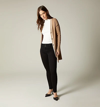HIGH-WAIST ULTRASLIM JEAN WITH WIDE WAISTBAND