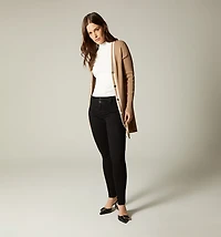 HIGH-WAIST ULTRASLIM JEAN WITH WIDE WAISTBAND