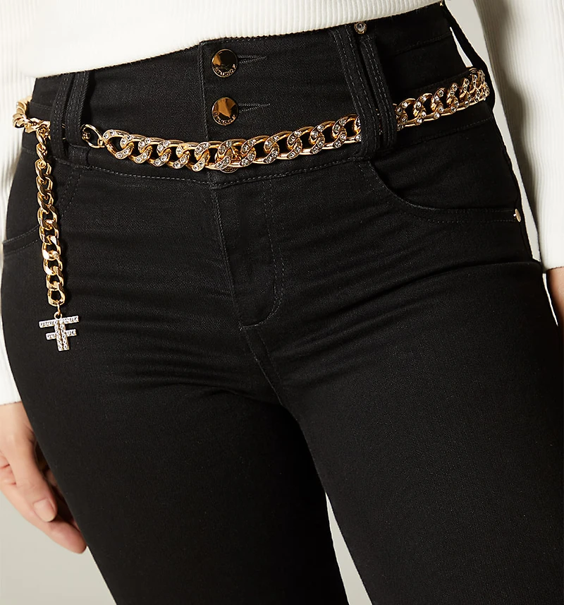 HIGH-WAIST ULTRASLIM JEAN WITH WIDE WAISTBAND