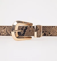 PYTHON BELT MULTIPLE BUCKLE