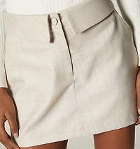 SKORT WITH COMBINED WAISTBAND