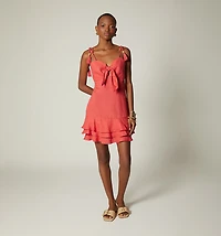SHORT DRESS WITH BUST TIE