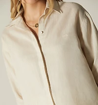 BLOUSE 3/4 SLEEVE EMBROIDERED FRONT
