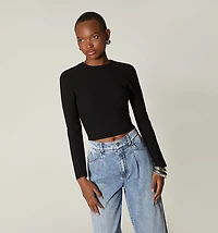 BASIC LONG SLEEVE SWEATER