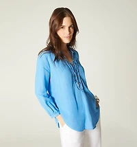 THREE-QUARTER SLEEVE BLOUSE