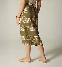 MIDI WRAP SKIRT
