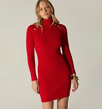 LONG SLEEVE DRESS WITH BUTTONS