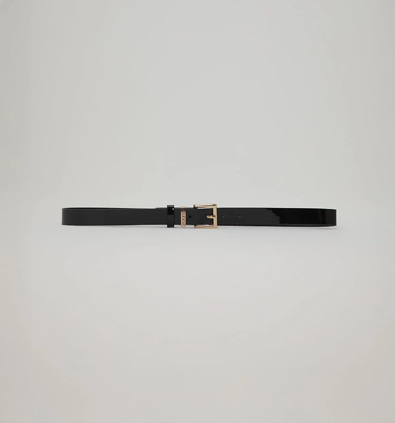 PATENT LEATHER BELT
