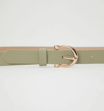 BUCKLE PLAQUE BELT