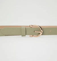 BUCKLE PLAQUE BELT
