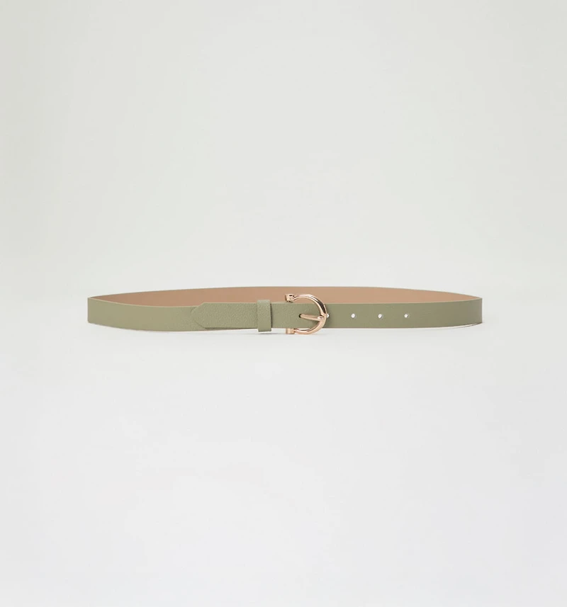 BUCKLE PLAQUE BELT