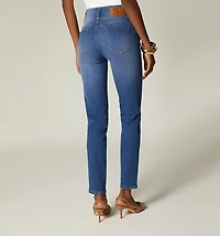 HIGH WAIST STRAIGHT LEG JEAN WITH TASSEL
