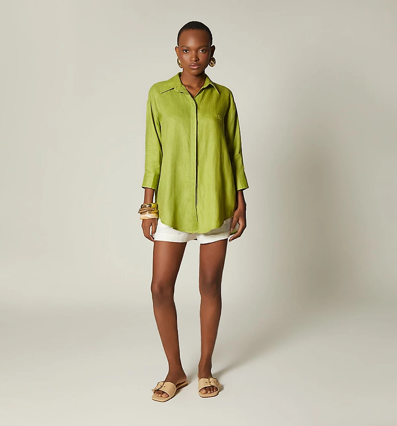 Tunic 3/4 Sleeve Combined Pocket