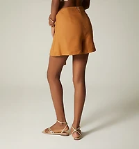HIGH-WAISTED SHORT WITH FRONT TIE