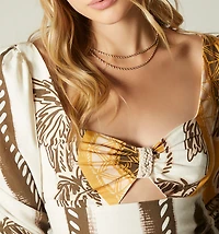 LONG DRESS SIDE SLIT THREE-QUARTER SLEEVE