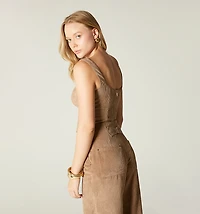 CROP STRAP BLOUSE WITH CUPS CUTS FOR WOMEN
