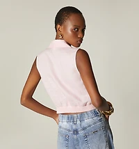 SLEEVELESS BLOUSE