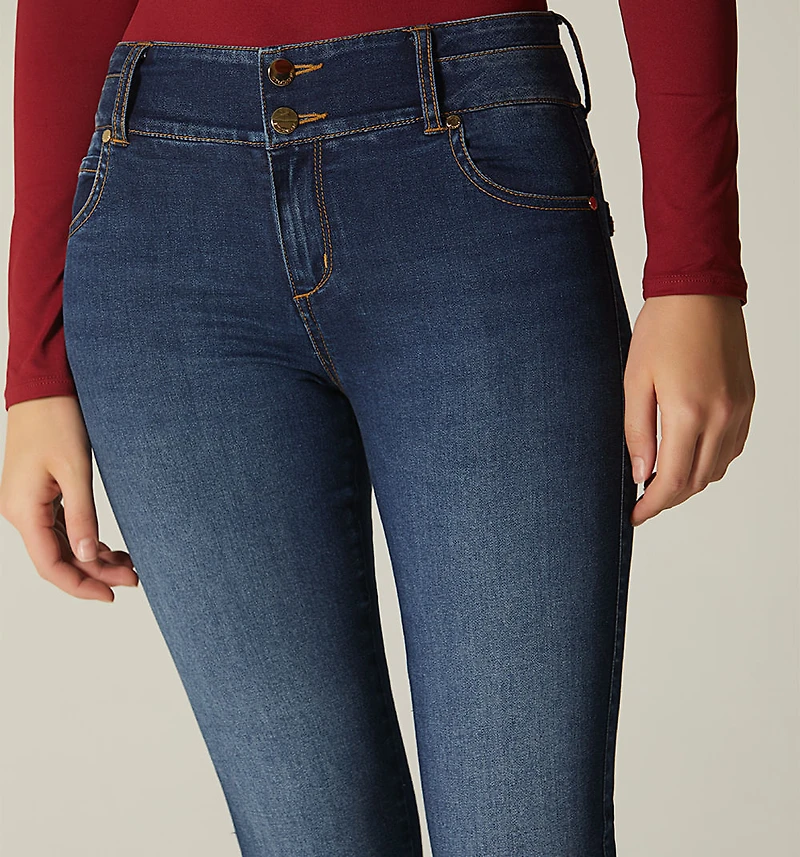 HIGH WAIST ULTRASLIM JEAN WITH H POCKETS