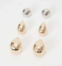 CHUNKY DROP EARRING SET X3