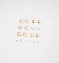 EARRING GOLD PLATED SET X9